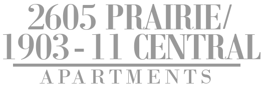 2605 Prairie / 1903 - 1911 Central Apartments logo